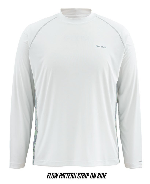 Simms Solarflex Print Flow Camo White Simms Solarflex Print Flow Camo White